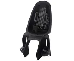 Pyörän satula Qibbel Air sis. pakettipidikkeen kiinnitys Musta